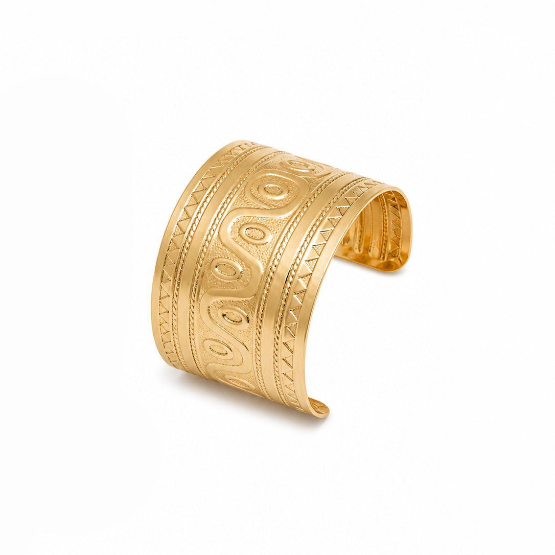 Royal Gold Statement Cuff