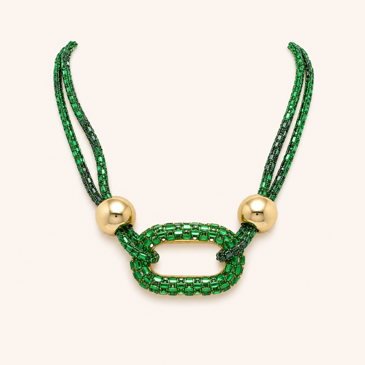 Emerald Link Necklace