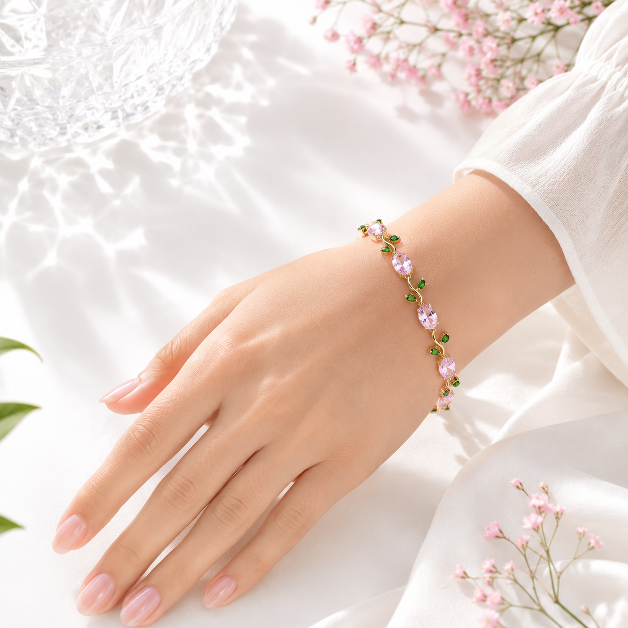 Tulif Blush Blossom Bracelet