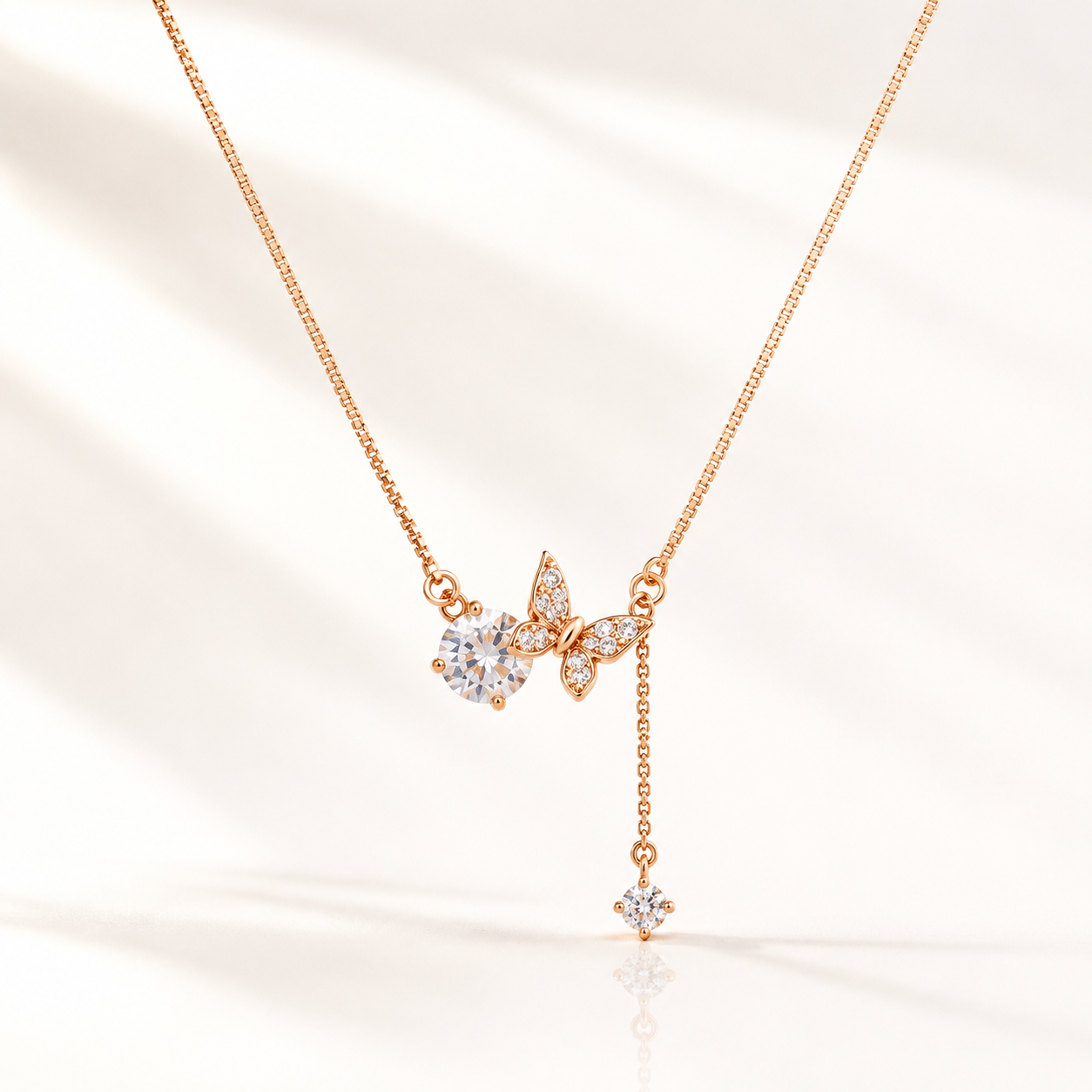 Celestial Butterfly Drop Pendant