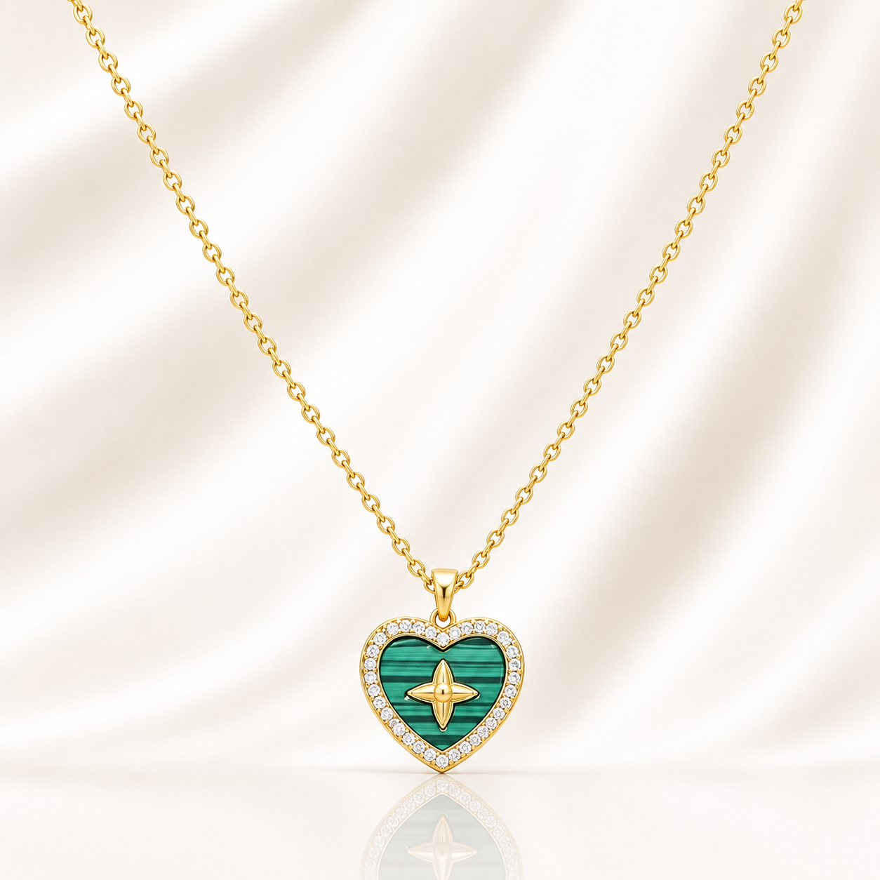 Emerald Heart Luxury Pendant
