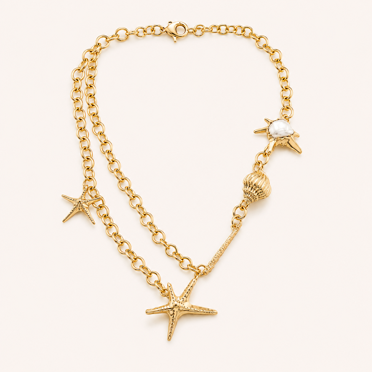 Ocean Starfish Layered Necklace