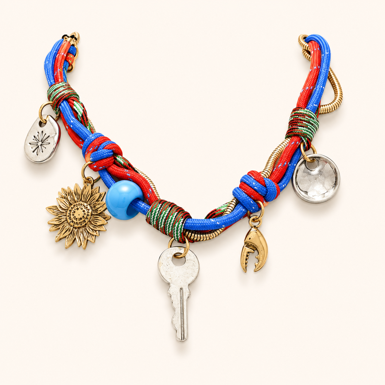 Nomad Charm Boho Statement Necklace