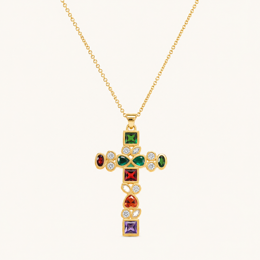 Emerald Royale Cross Pendant