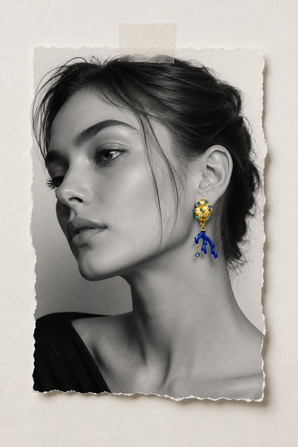 Ocean Coral Drop Earrings