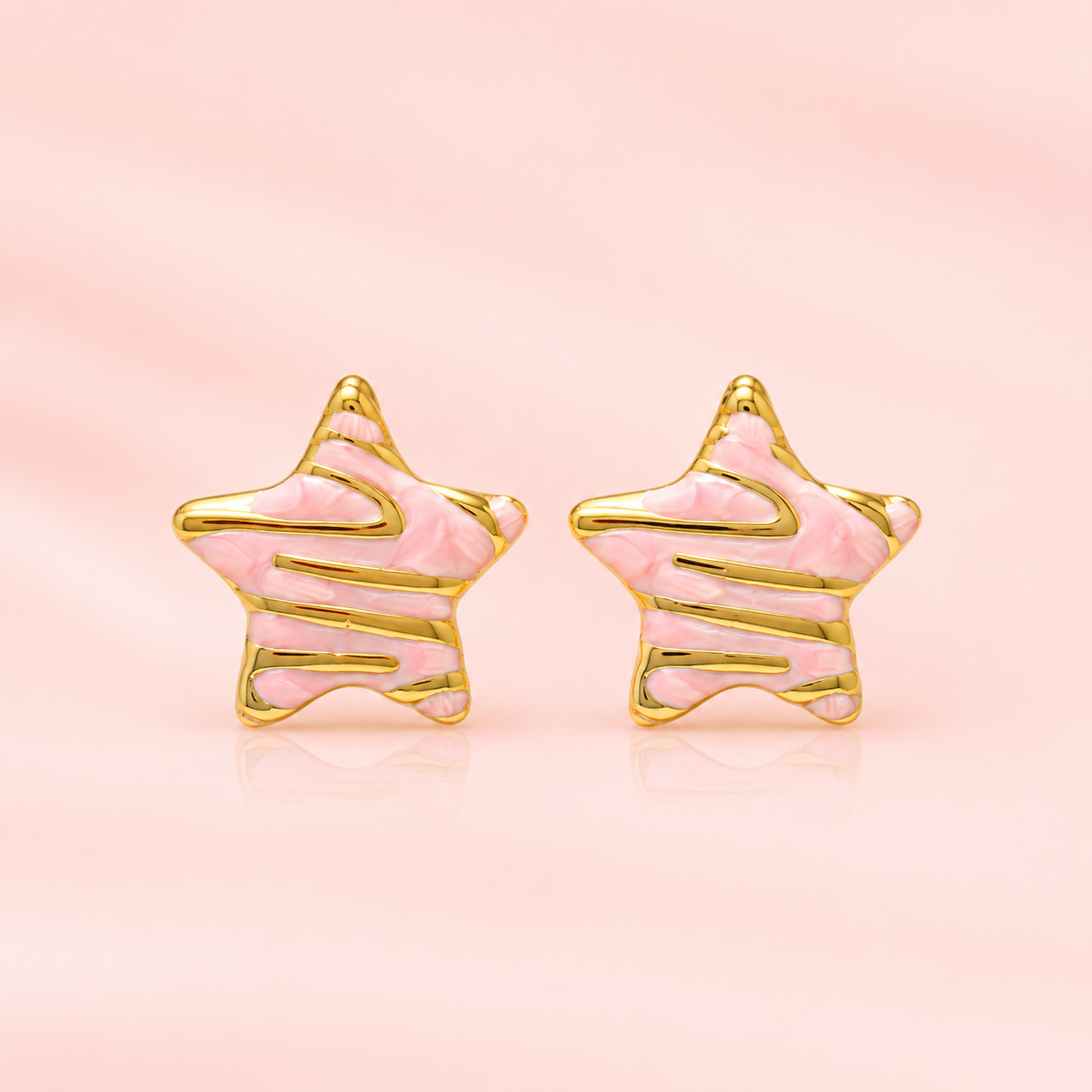 Pastel Star Stud Earrings