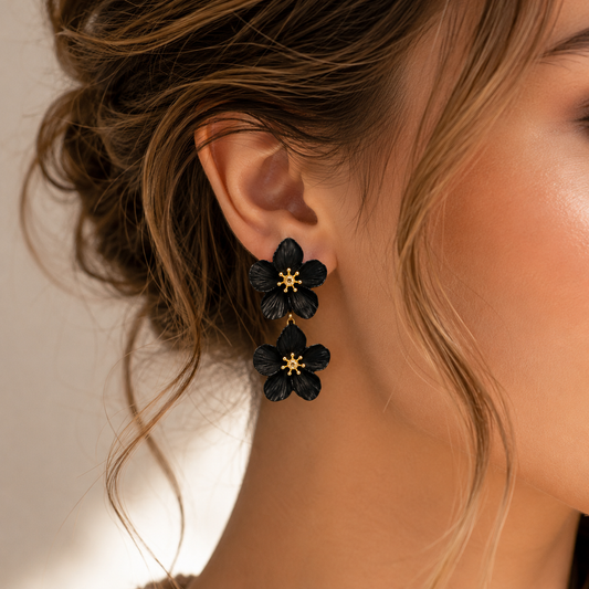 Floral Drop Earrings