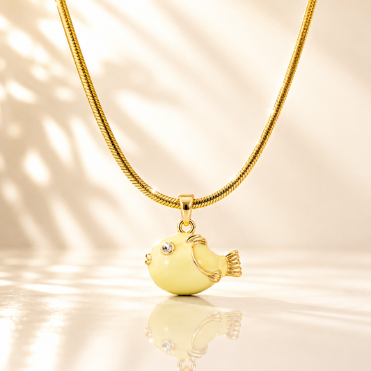 Cute Fish Charm Necklace