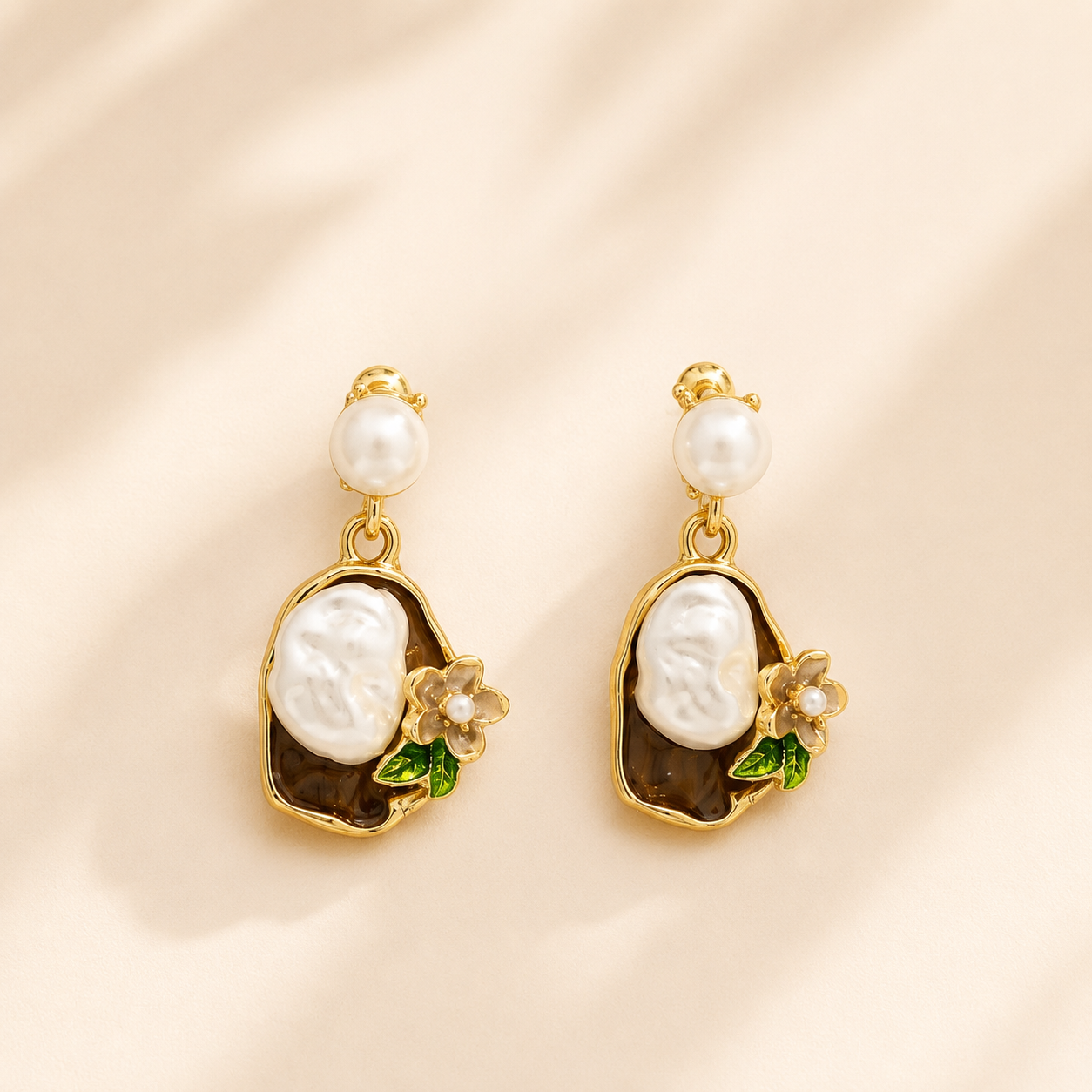 Pearls with a floral glow