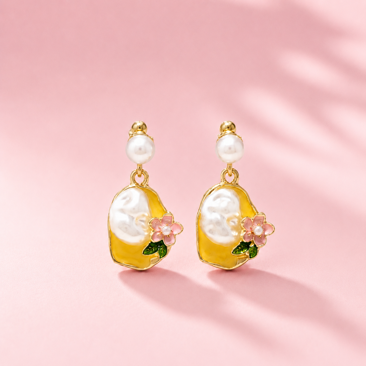 Pearls with a floral glow