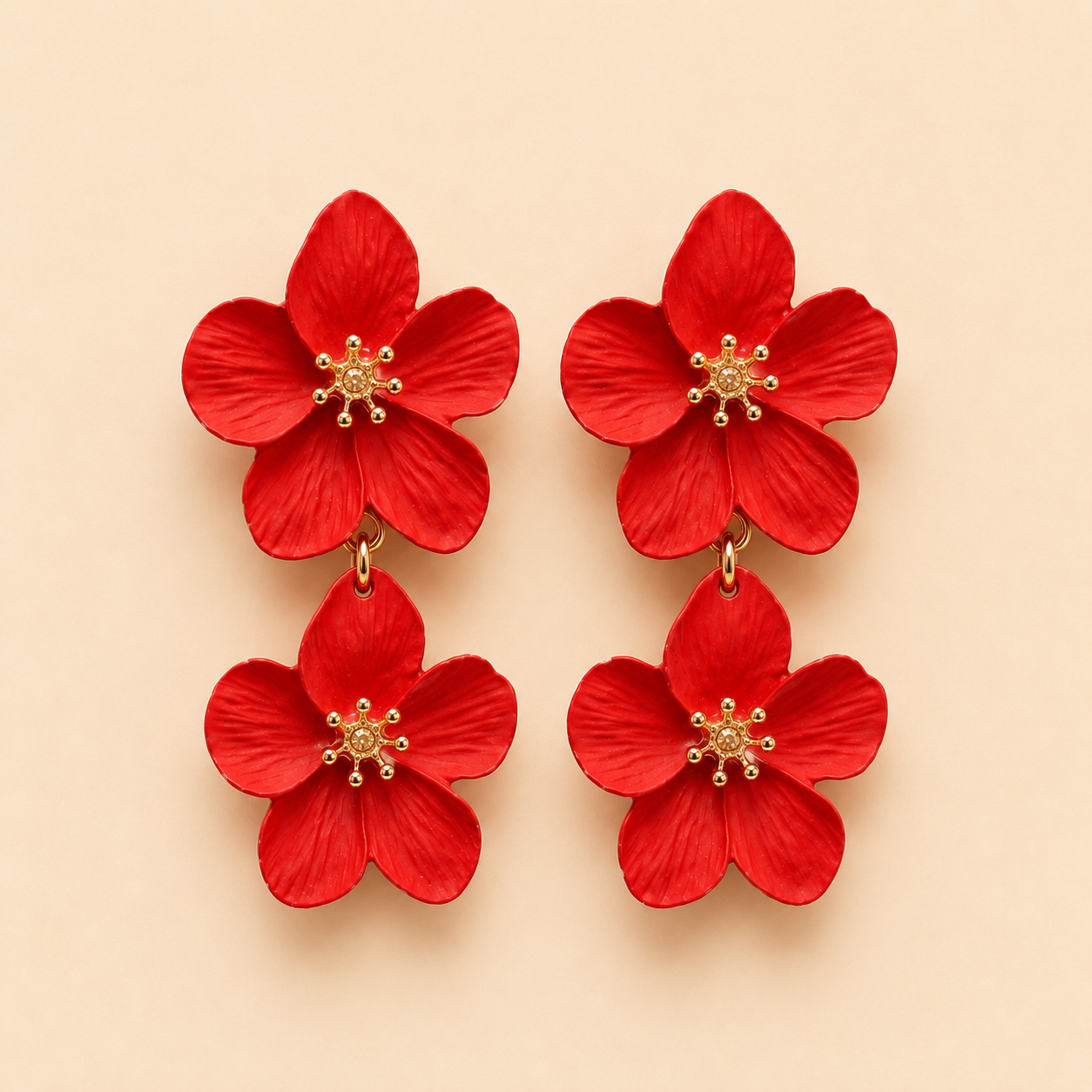 Floral Drop Earrings