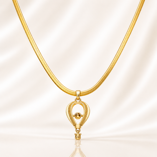 Royal Drop Gold Pendant