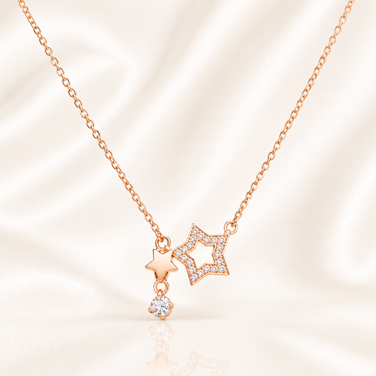Celestial Star Rose Gold Pendant