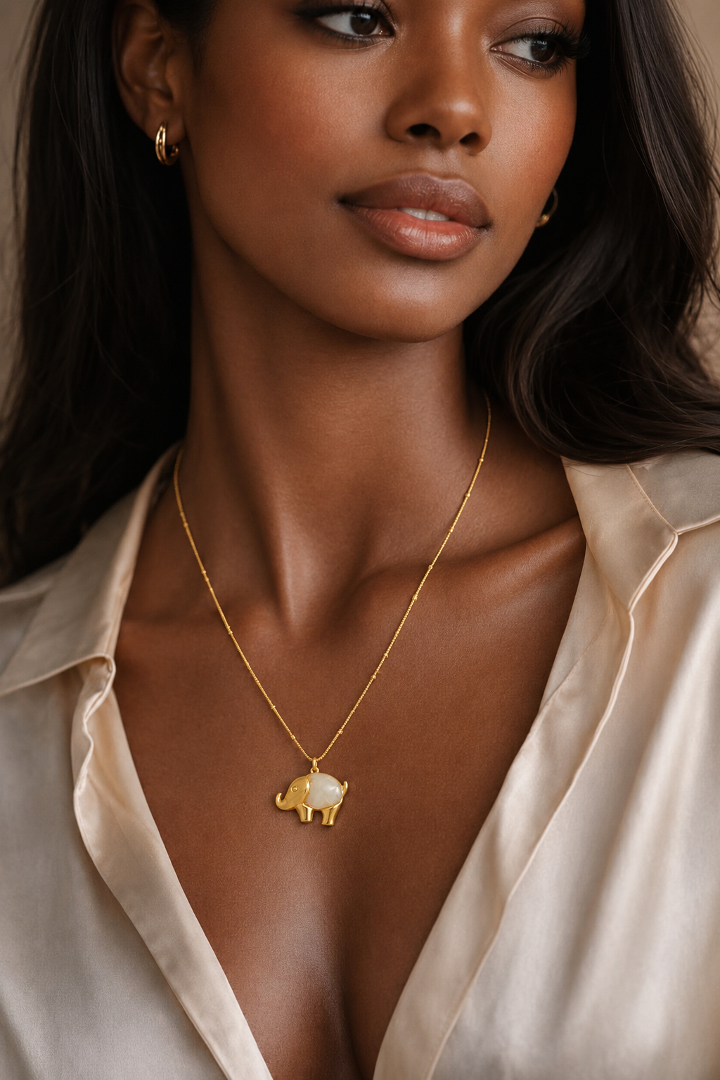 Royal Elephant Pearl Pendant