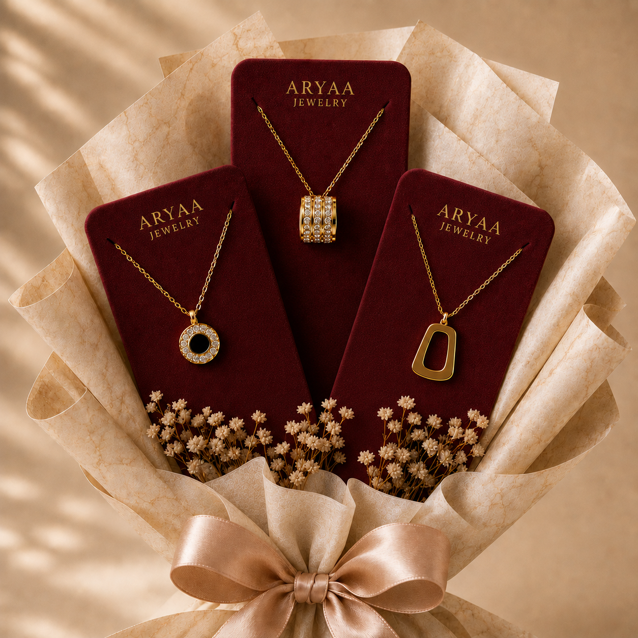 Pendant Trio Combo Bouquet Set