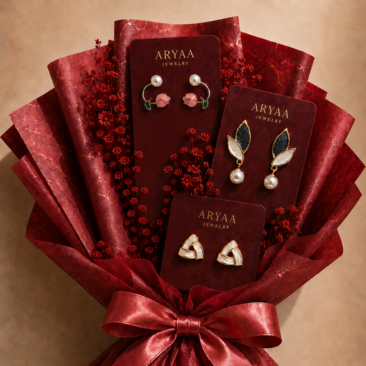 Popular Earrings Combo Bouquet Set