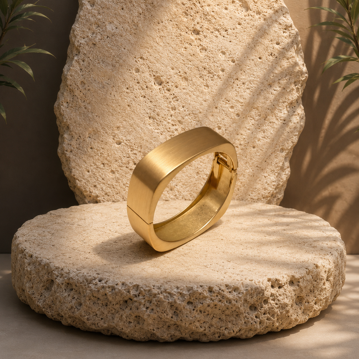 Classic Matte Gold Bracelet