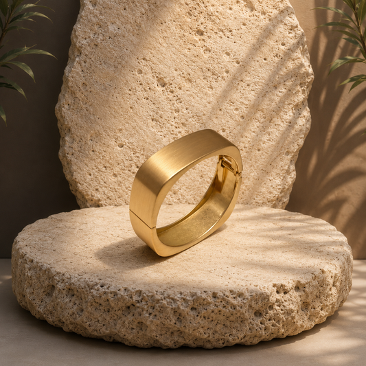 Classic Matte Gold Bracelet