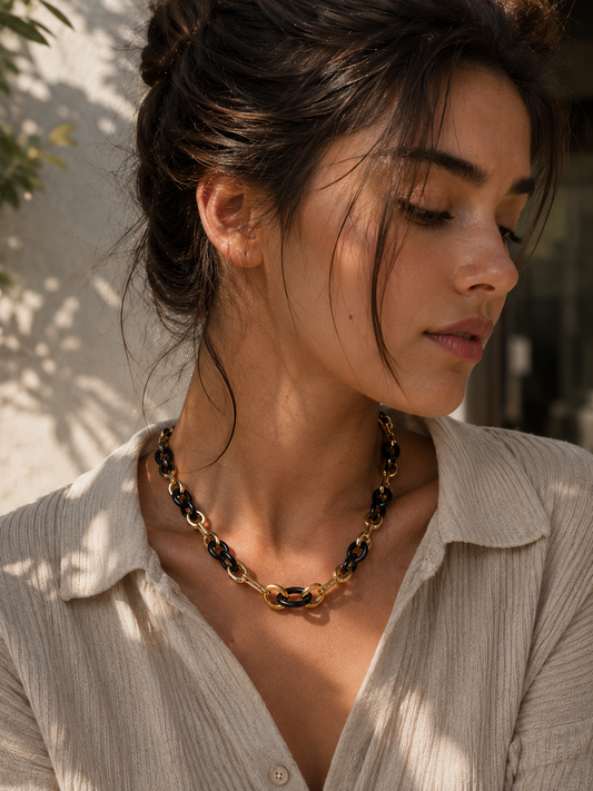 Midnight Luxe Chain Necklace