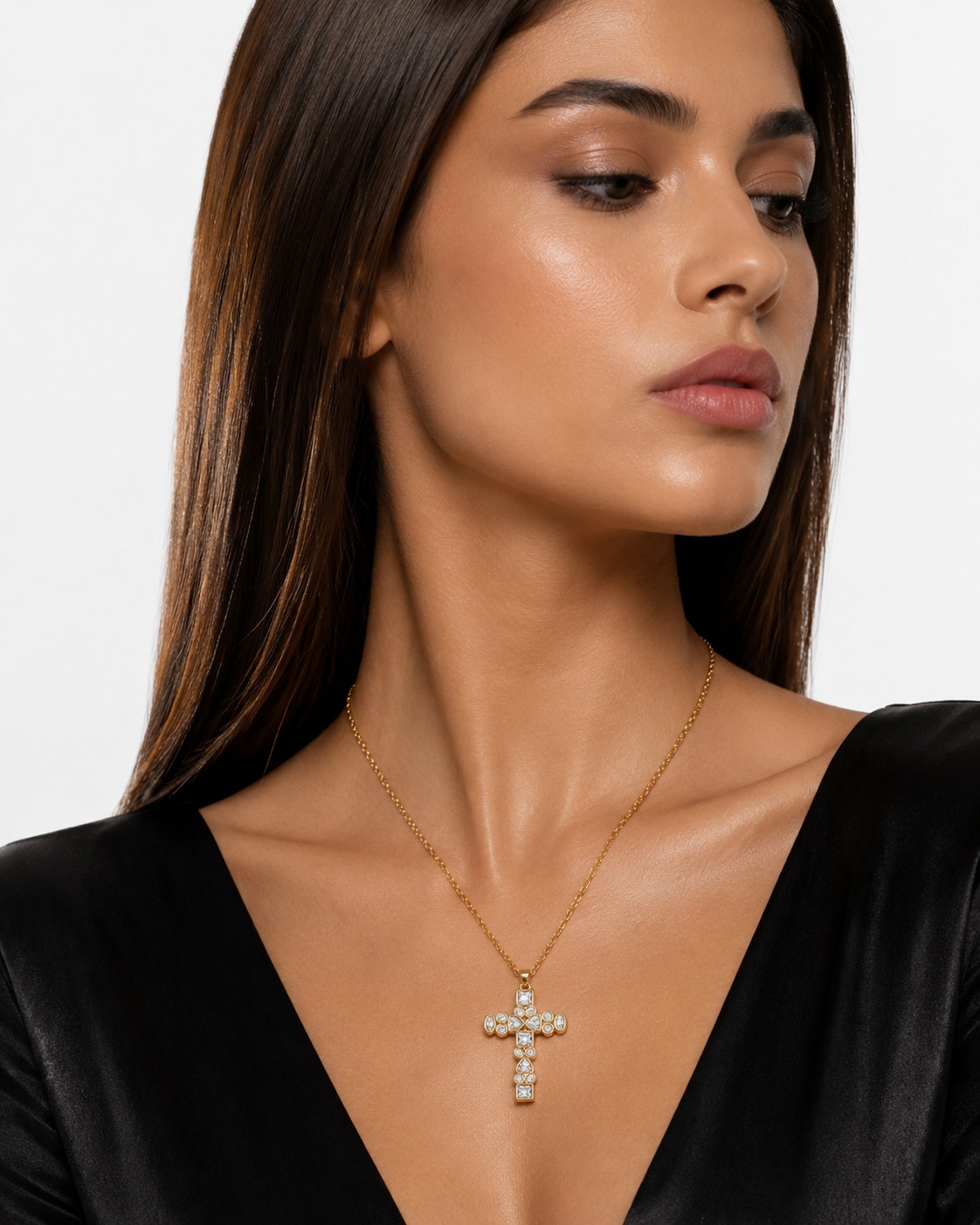 Crystal Cross Pendant