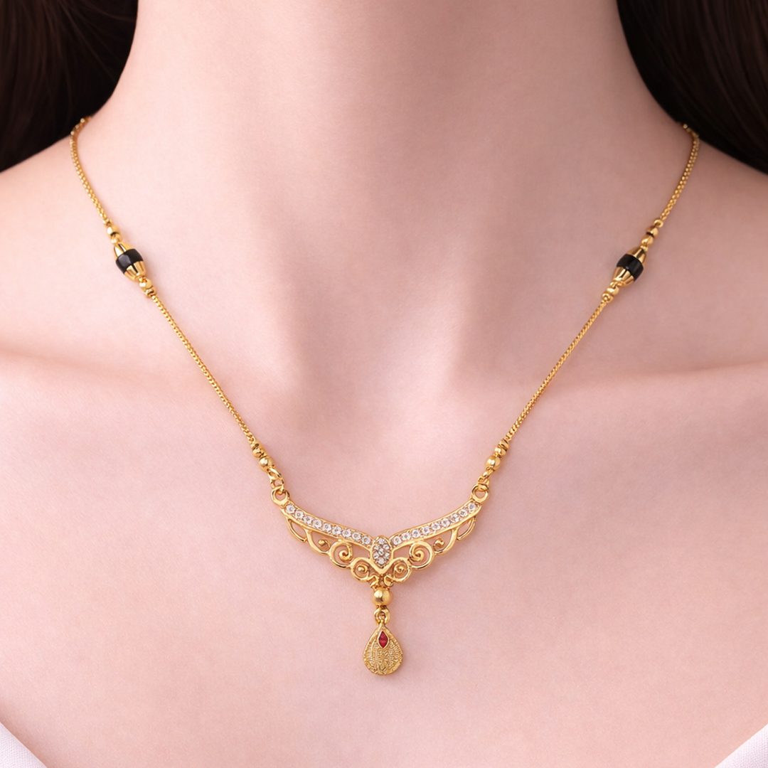 Suvarna Kalash Drop Mangalsutra - Image 2