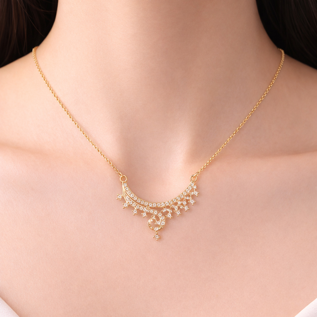 Chandrika Diamond-Style Mangalsutra - Image 2