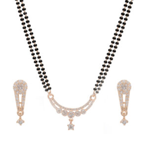 Anvika Crescent Glow Ad Mangalsutra Set