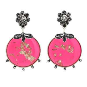 RaniRoshni Gold Leaf Statement Earrings