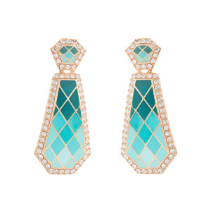 OceanÉclat Geometric Luxe Earrings